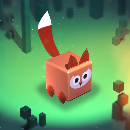 KUBIKOS - 22 Animated Cube Mini Animals Low-poly 3D model_8