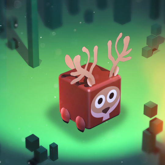 KUBIKOS - 22 Animated Cube Mini Animals Low-poly 3D model_7