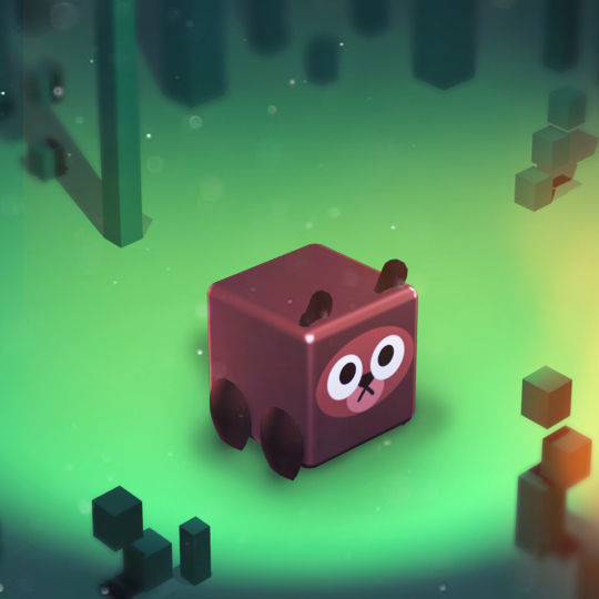 KUBIKOS - 22 Animated Cube Mini Animals Low-poly 3D model_21