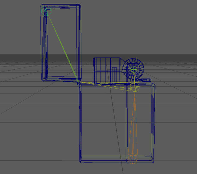 Animated Lighter  Free low-poly 3D model_3