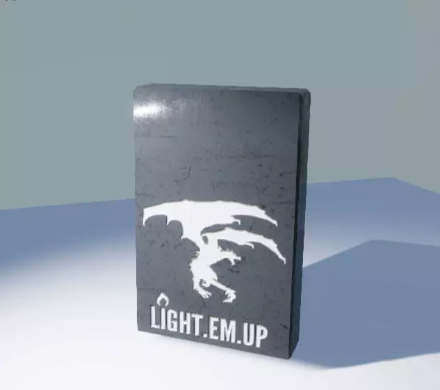 Animated Lighter  Free low-poly 3D model_0