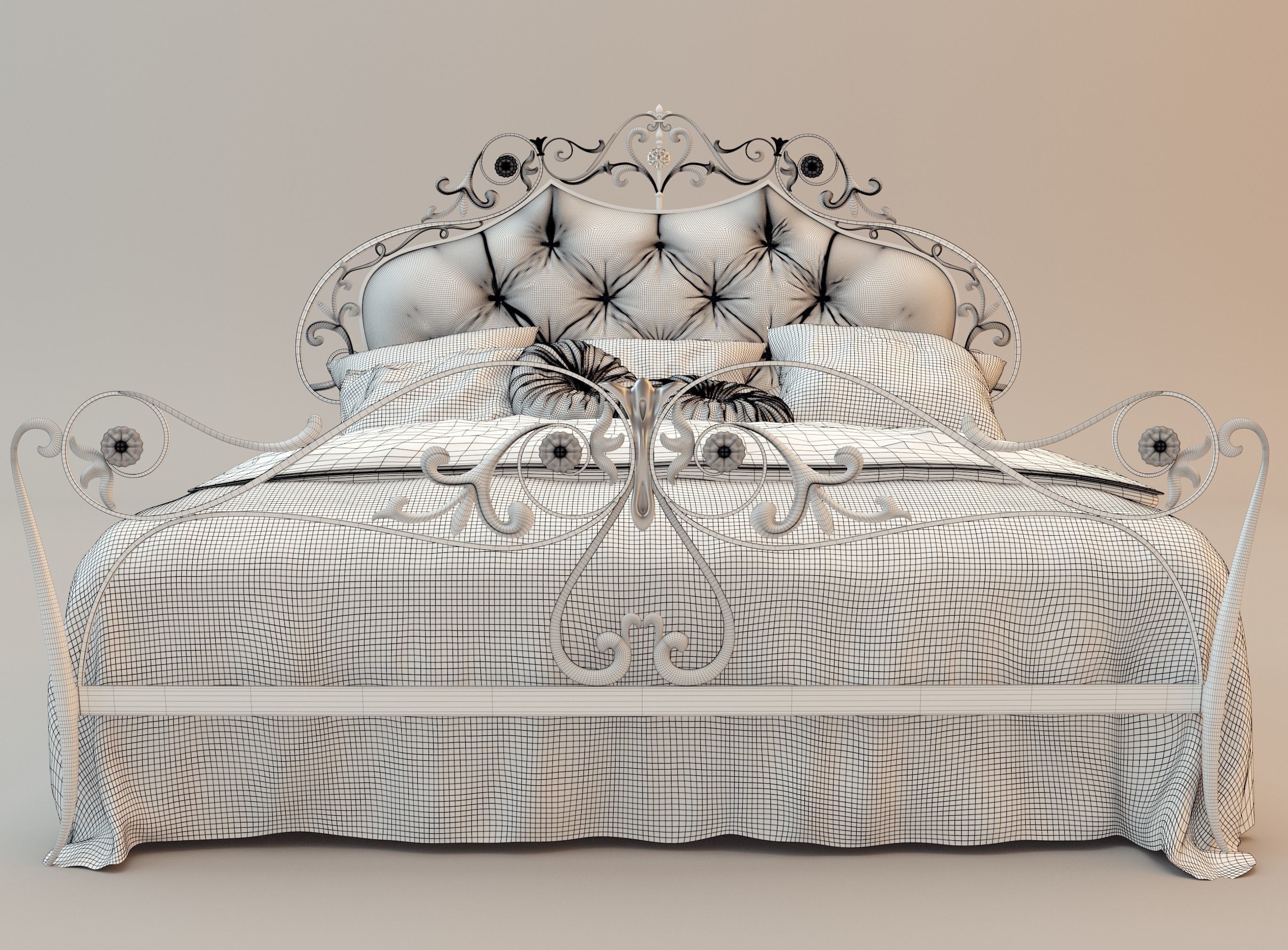 BED-Corte Zari OLIMPIA 3D model_6