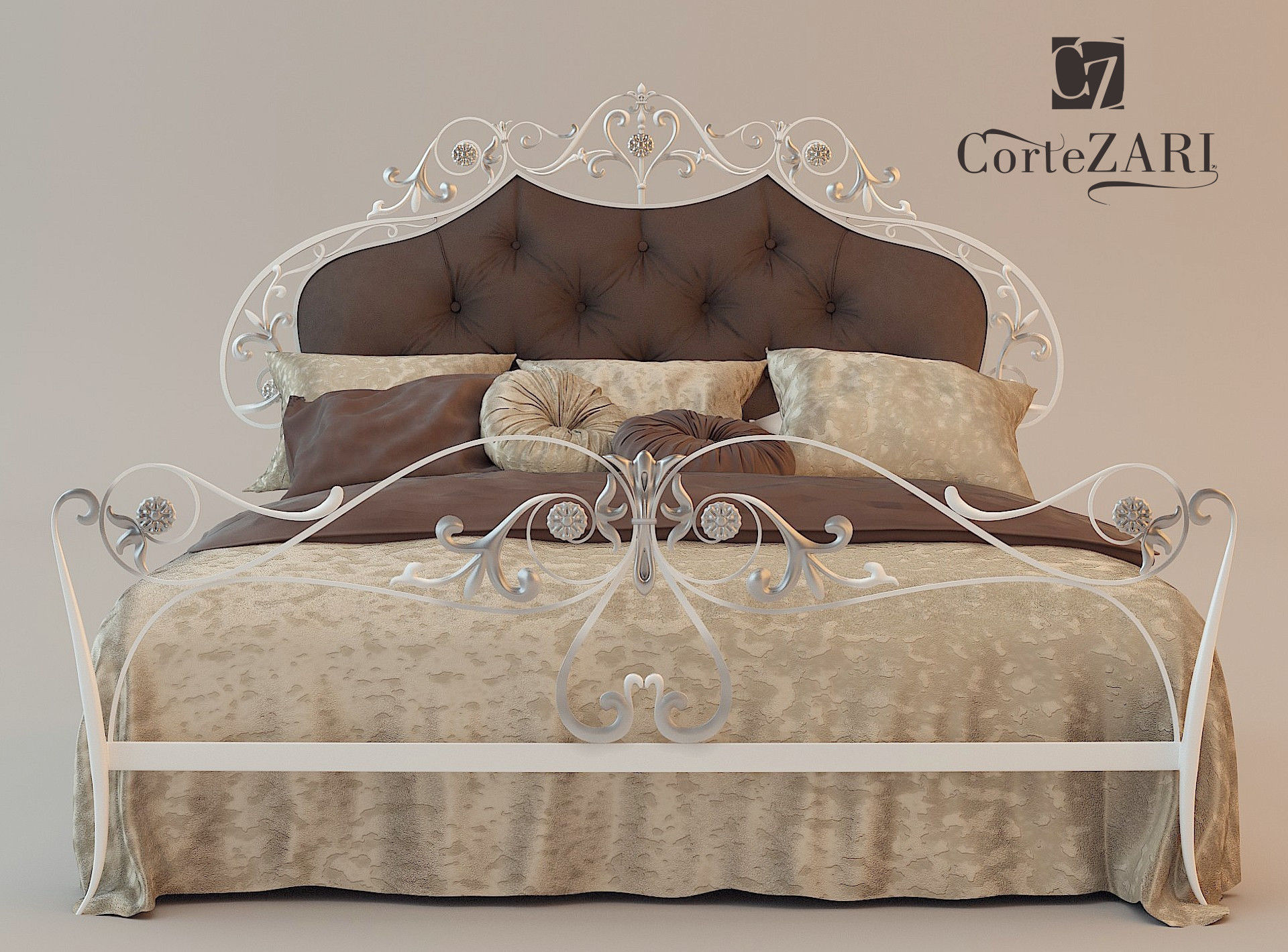 BED-Corte Zari OLIMPIA 3D model_0