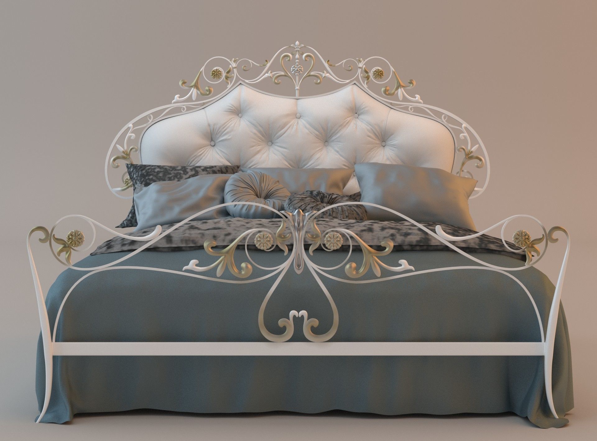 BED-Corte Zari OLIMPIA 3D model_2