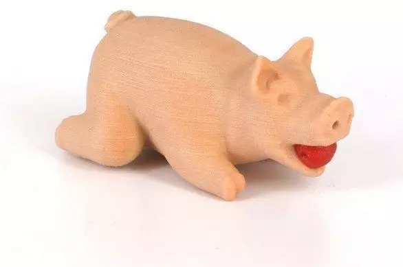 A Christmas pig Free 3D print model_0
