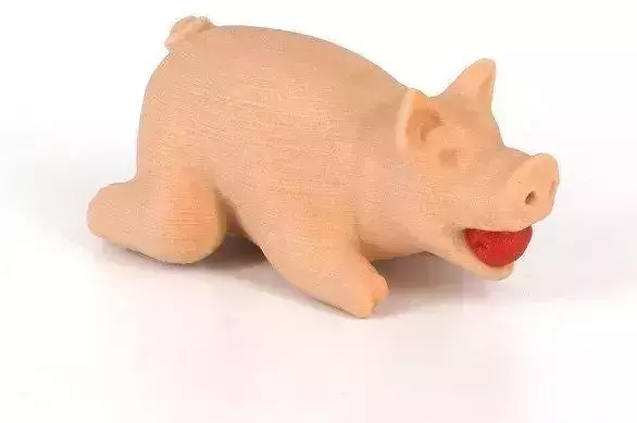 A Christmas pig Free 3D print model
