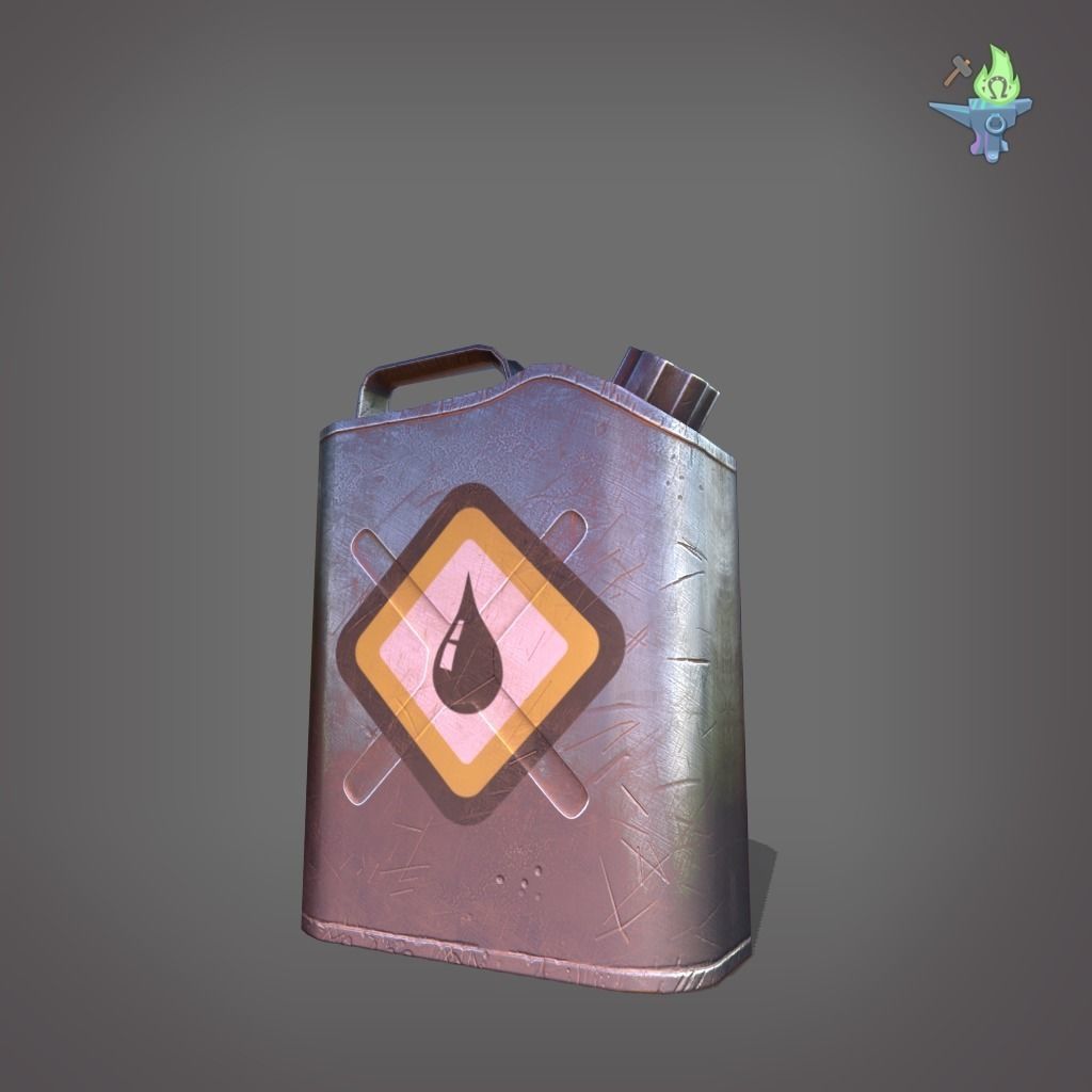 Scepter Container Low-poly 3D model_12