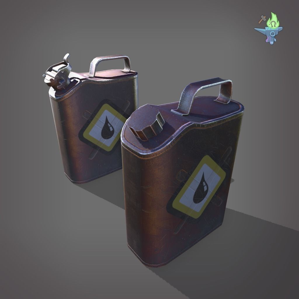 Scepter Container Low-poly 3D model_6