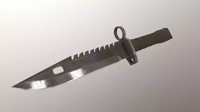 M9 Bayonet - Low Poly - Game Ready Low-poly 3D model