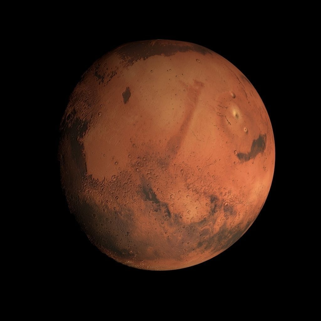 Animated 8K Mars Model Low-poly 3D model_48