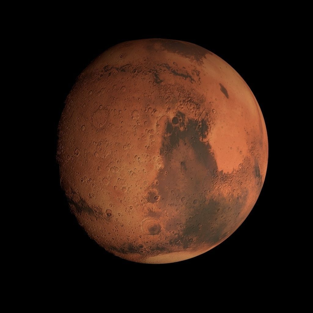 Animated 8K Mars Model Low-poly 3D model_51