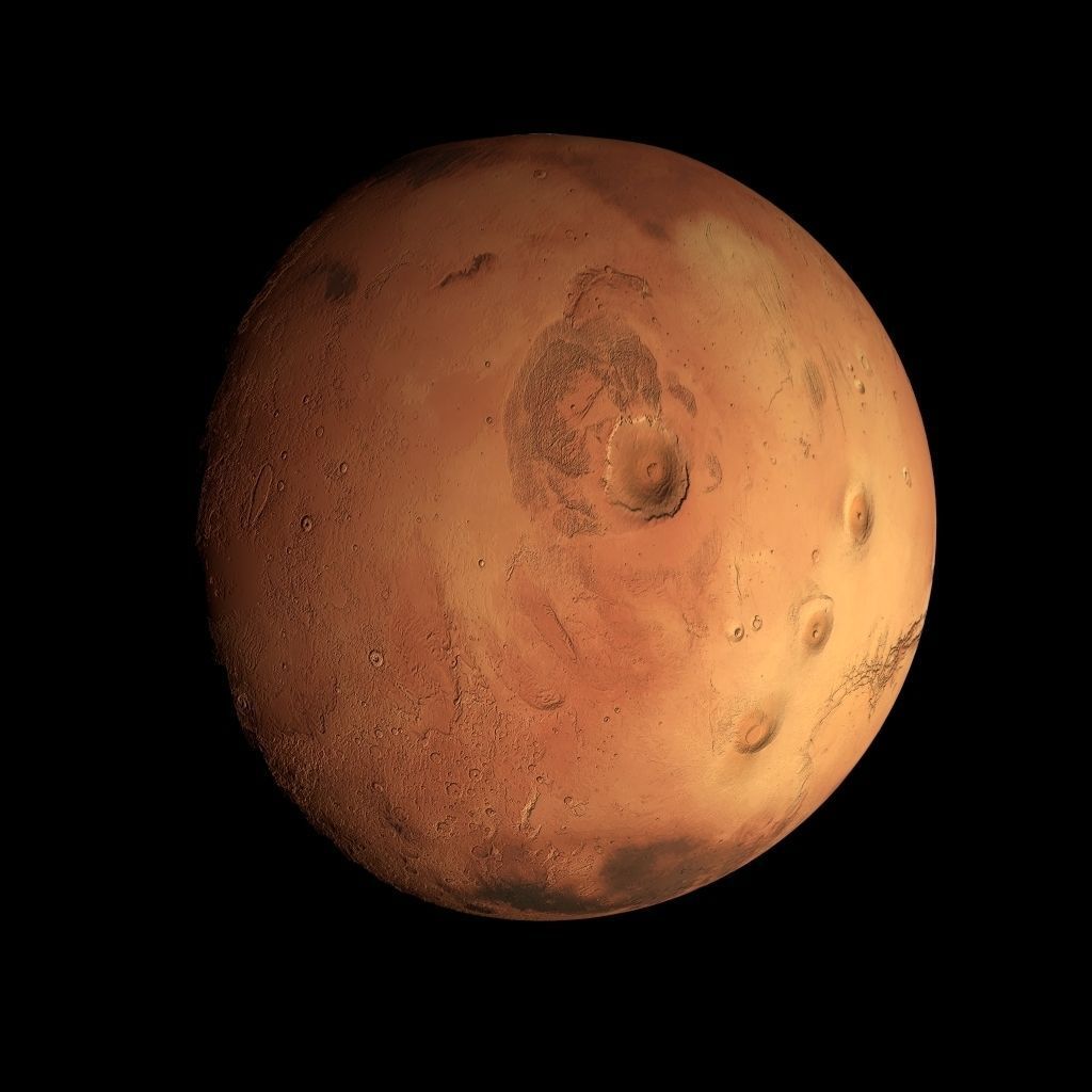 Animated 8K Mars Model Low-poly 3D model_11