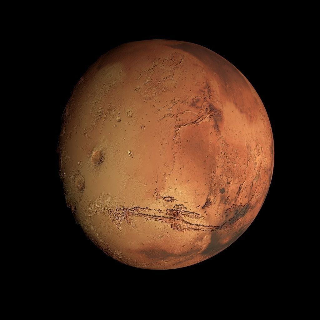 Animated 8K Mars Model Low-poly 3D model_74