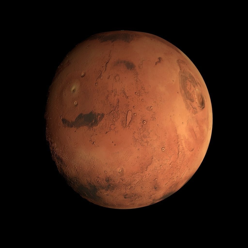 Animated 8K Mars Model Low-poly 3D model_9