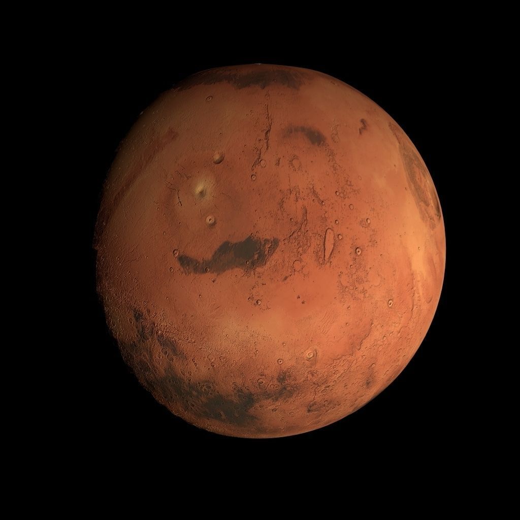 Animated 8K Mars Model Low-poly 3D model_25