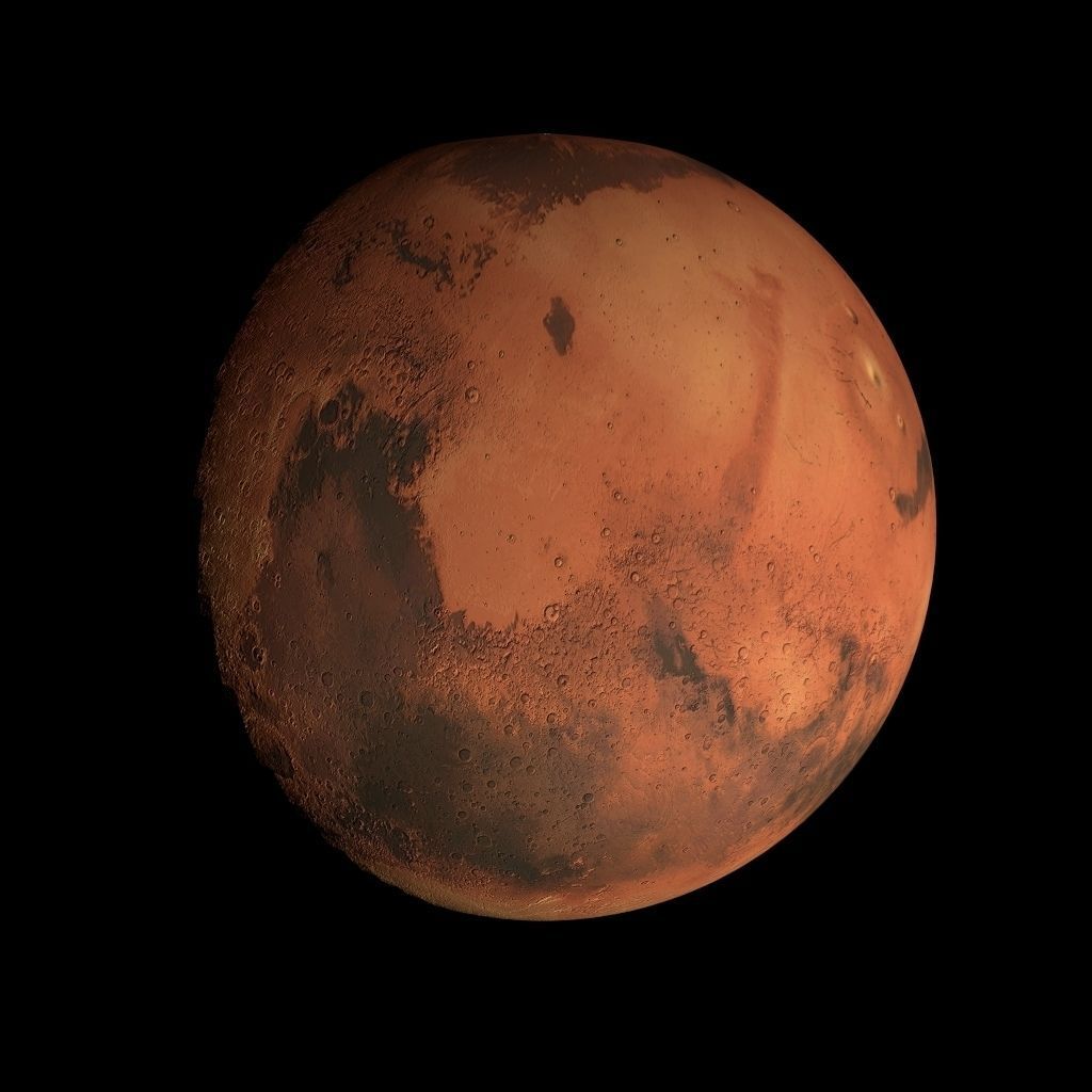 Animated 8K Mars Model Low-poly 3D model_56