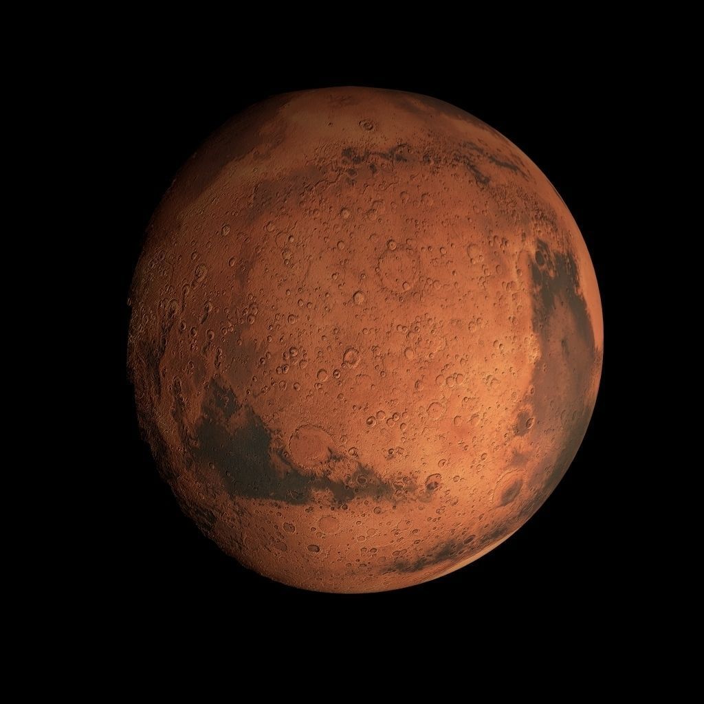Animated 8K Mars Model Low-poly 3D model_50