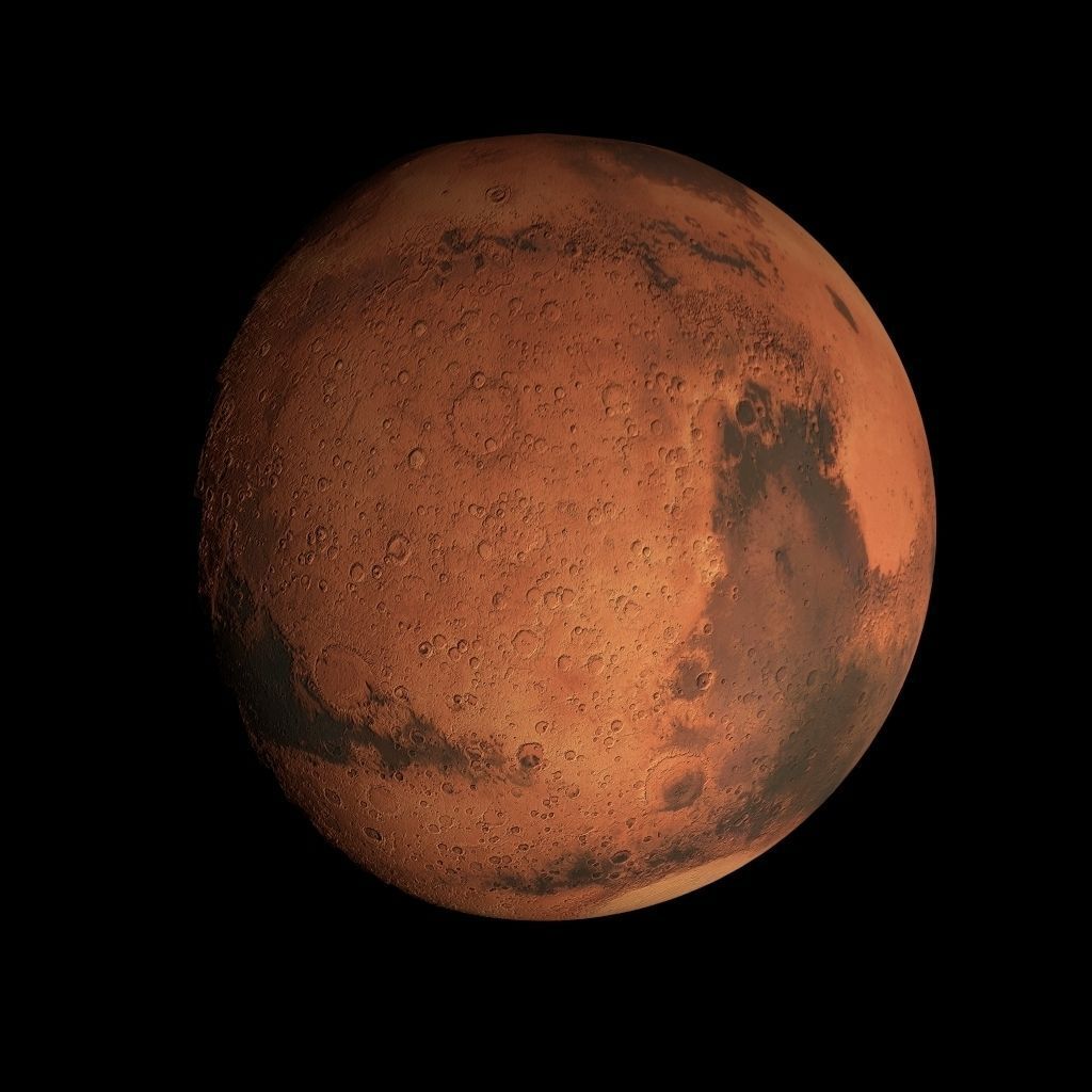 Animated 8K Mars Model Low-poly 3D model_46