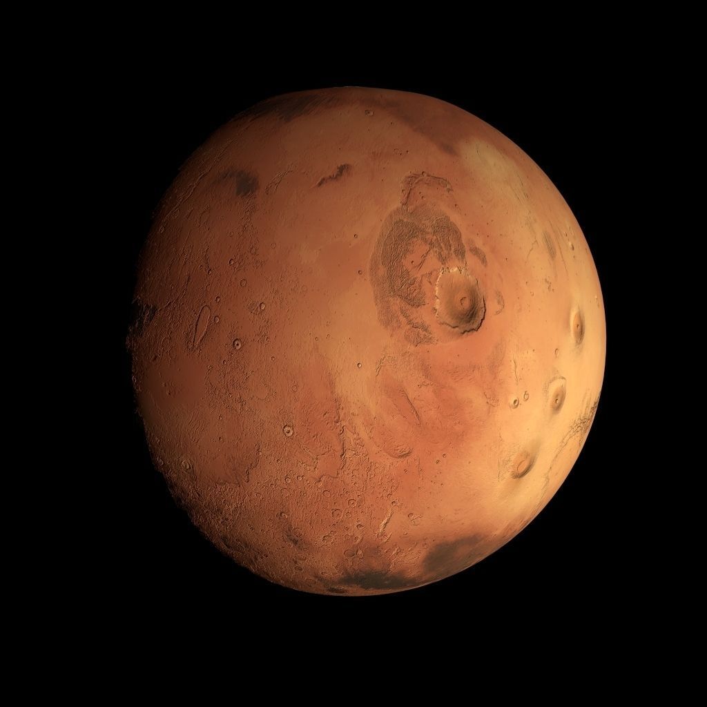 Animated 8K Mars Model Low-poly 3D model_42