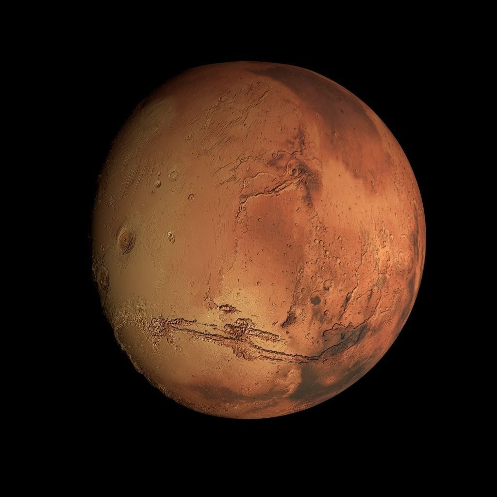 Animated 8K Mars Model Low-poly 3D model_13