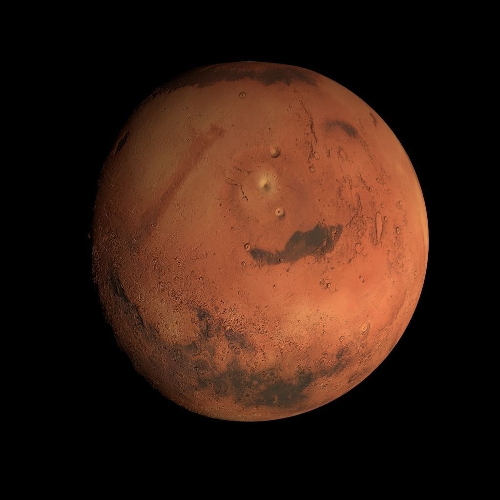 Animated 8K Mars Model Low-poly 3D model_70