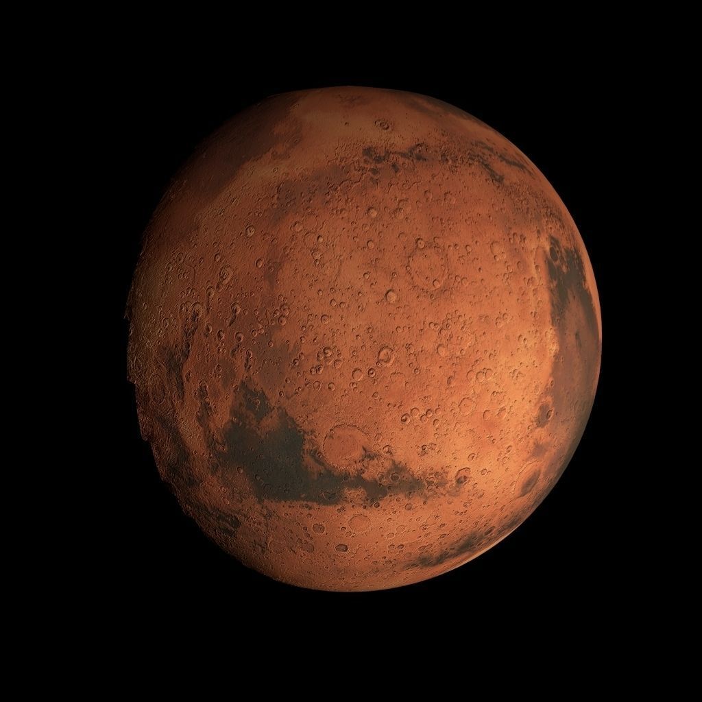 Animated 8K Mars Model Low-poly 3D model_10