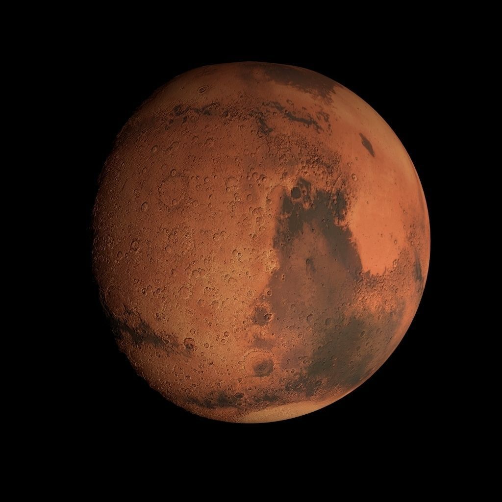 Animated 8K Mars Model Low-poly 3D model_31