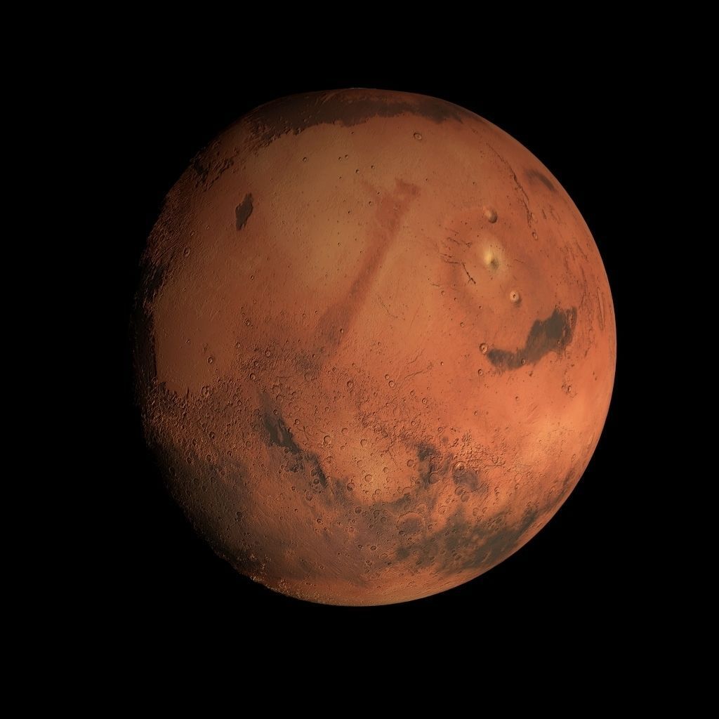 Animated 8K Mars Model Low-poly 3D model_45