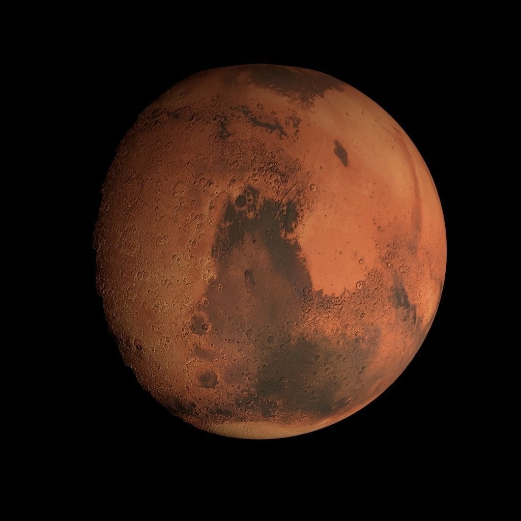 Animated 8K Mars Model Low-poly 3D model_37