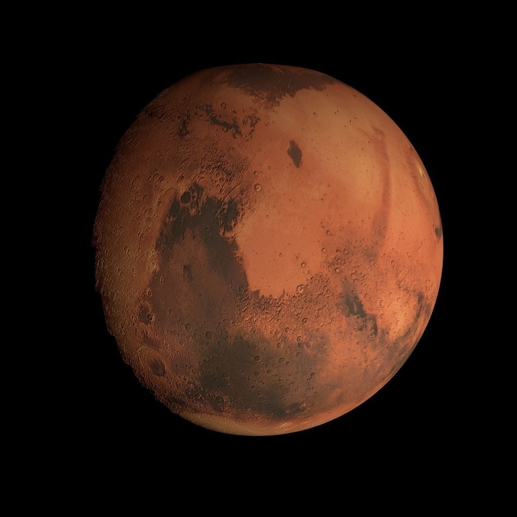 Animated 8K Mars Model Low-poly 3D model_4