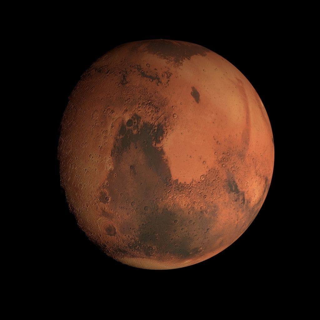 Animated 8K Mars Model Low-poly 3D model_33