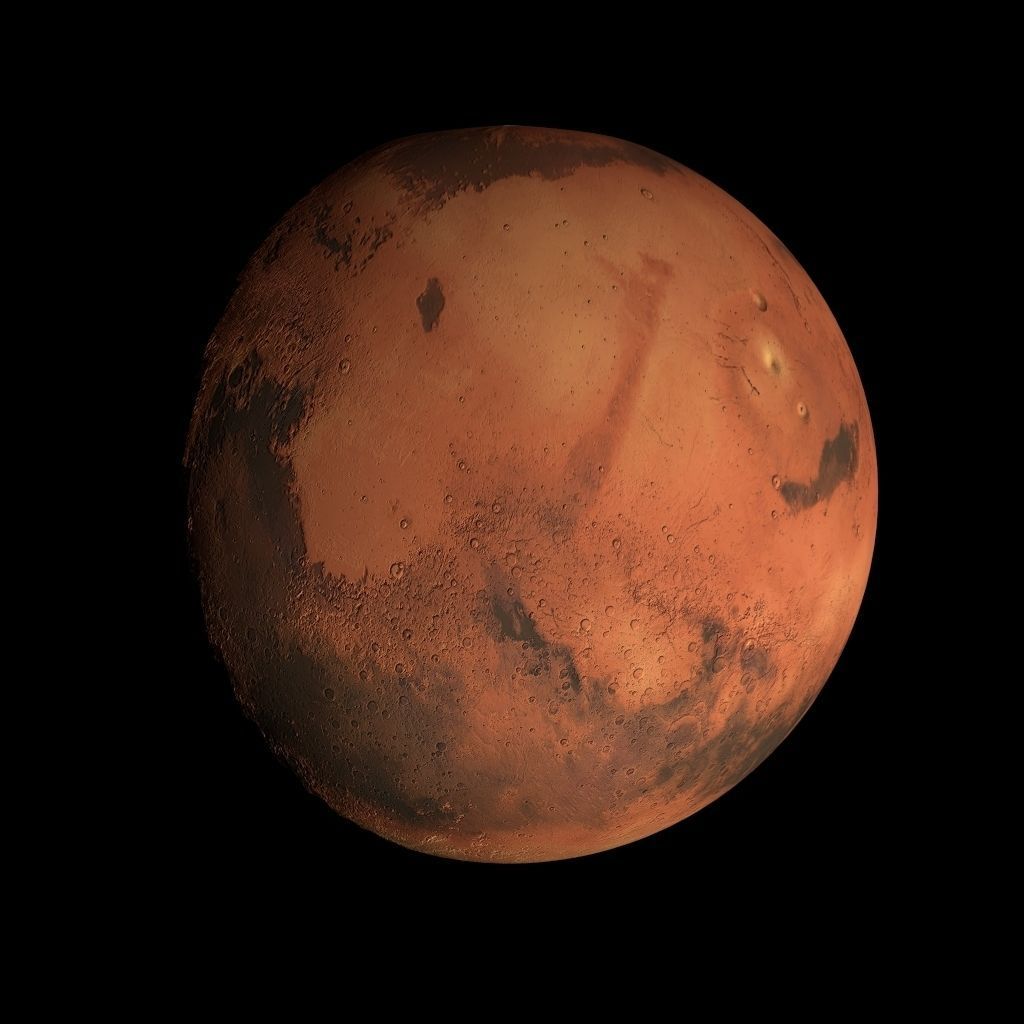 Animated 8K Mars Model Low-poly 3D model_61