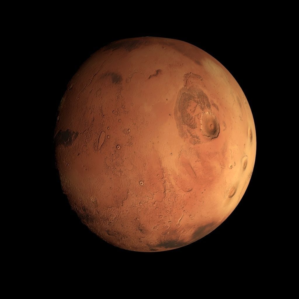 Animated 8K Mars Model Low-poly 3D model_17