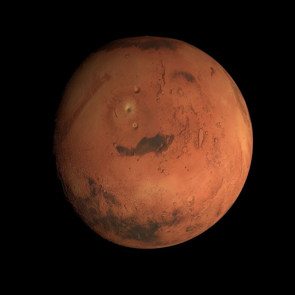 Animated 8K Mars Model Low-poly 3D model_7