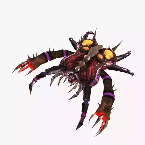 Spaceship Guard Low-poly 3D model