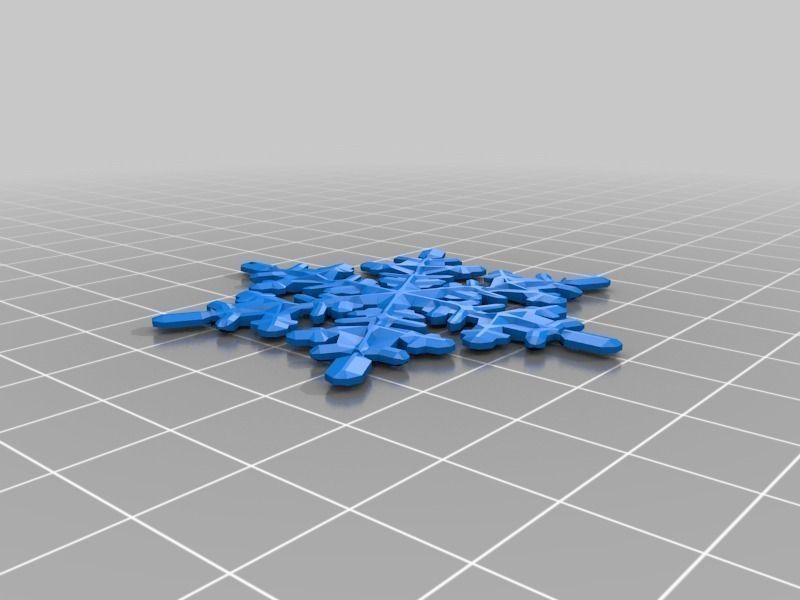 Snowflake Free 3D print model_2