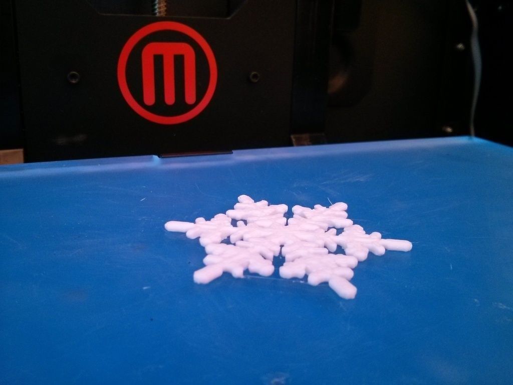 Snowflake Free 3D print model_3