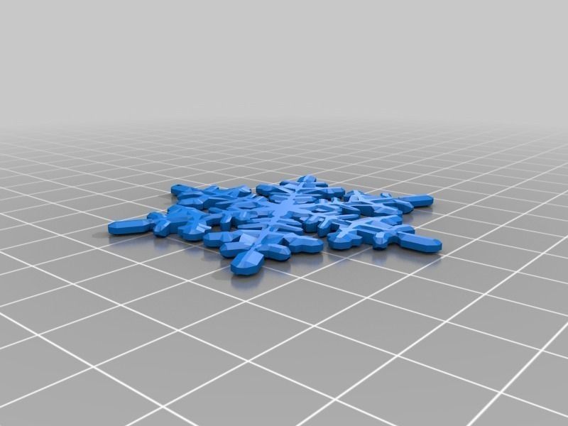 Snowflake Free 3D print model_1
