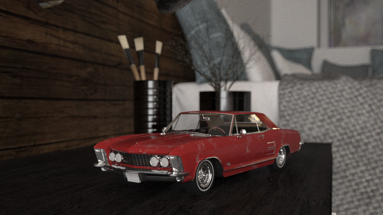 ROOM VRAY SET 3D model_3