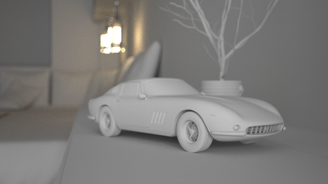 ROOM VRAY SET 3D model_2