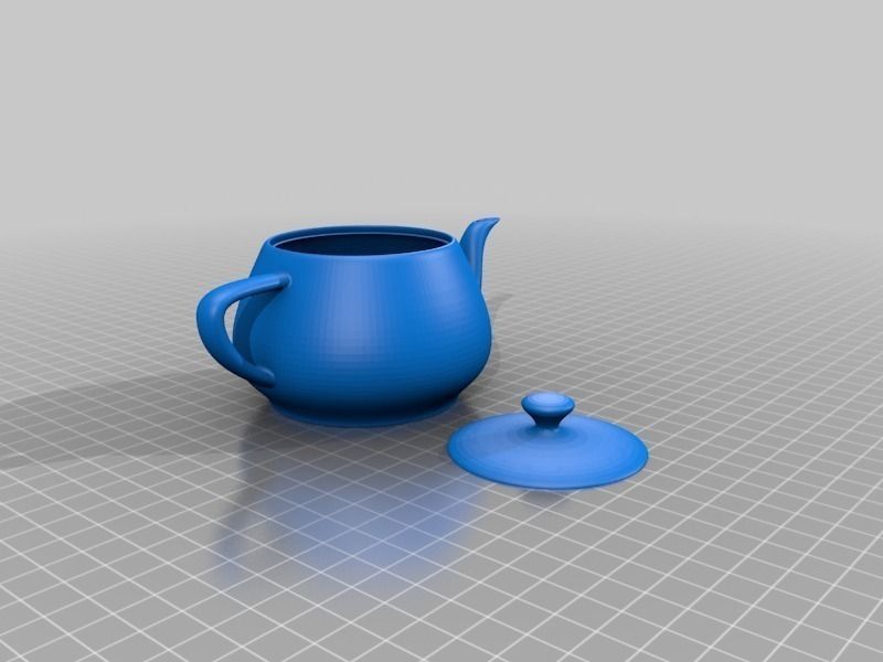 Utah teapot - Hollowed and with working spout Free 3D print model_1