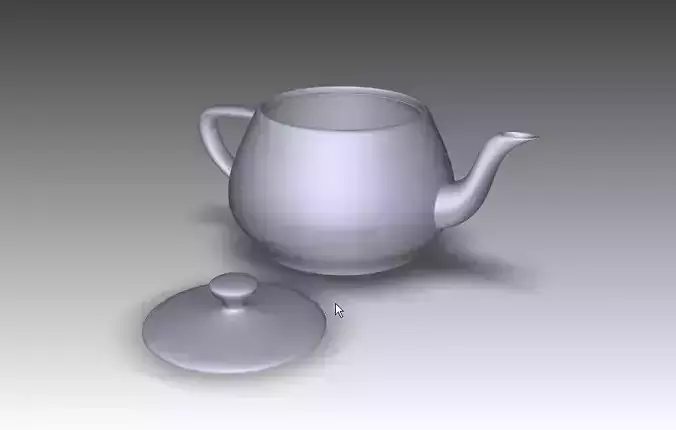 Utah teapot - Hollowed and with working spout Free 3D print model