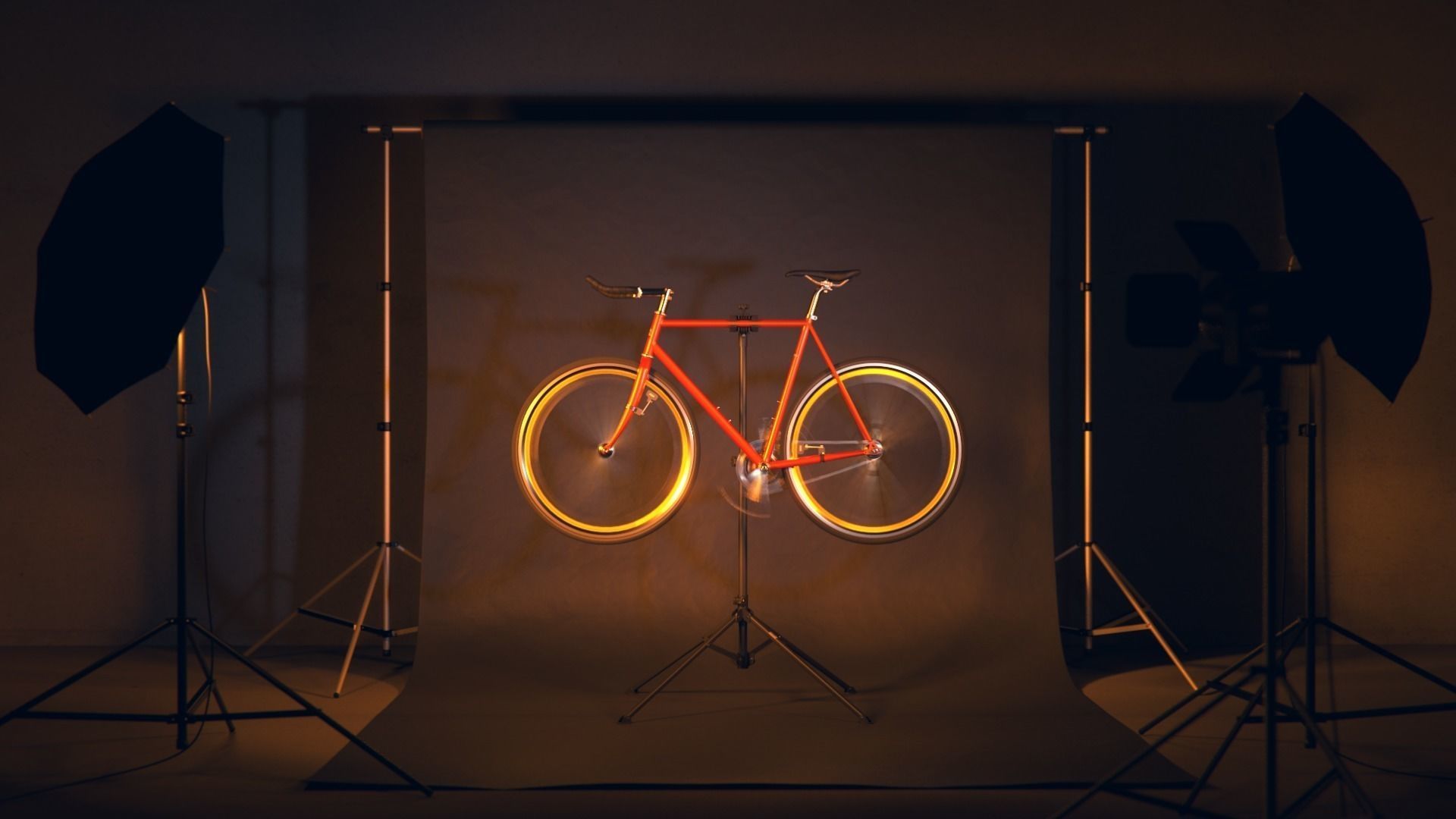 Wabi Lightning SE Fixed Gear Bicycle Free 3D model_1