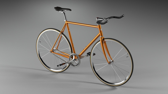 Wabi Lightning SE Fixed Gear Bicycle Free 3D model