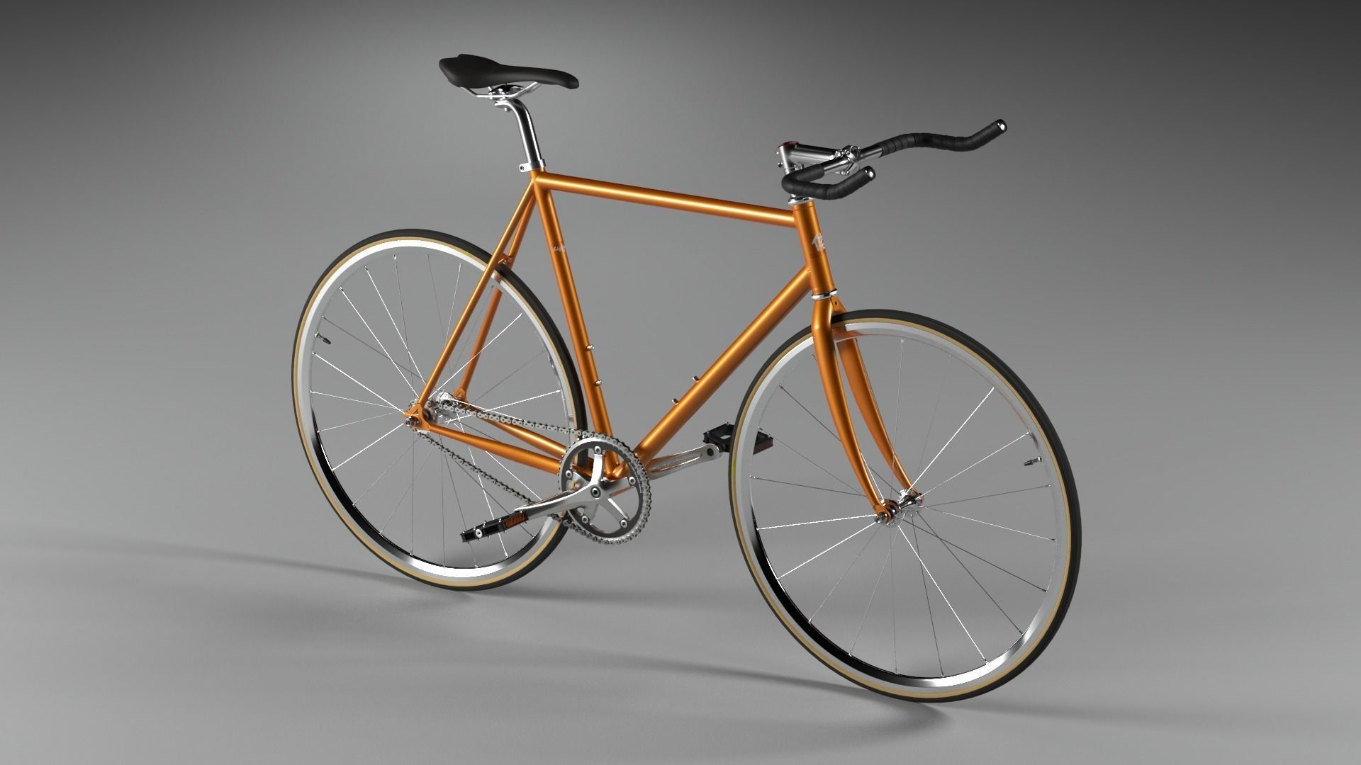Wabi Lightning SE Fixed Gear Bicycle Free 3D model_0