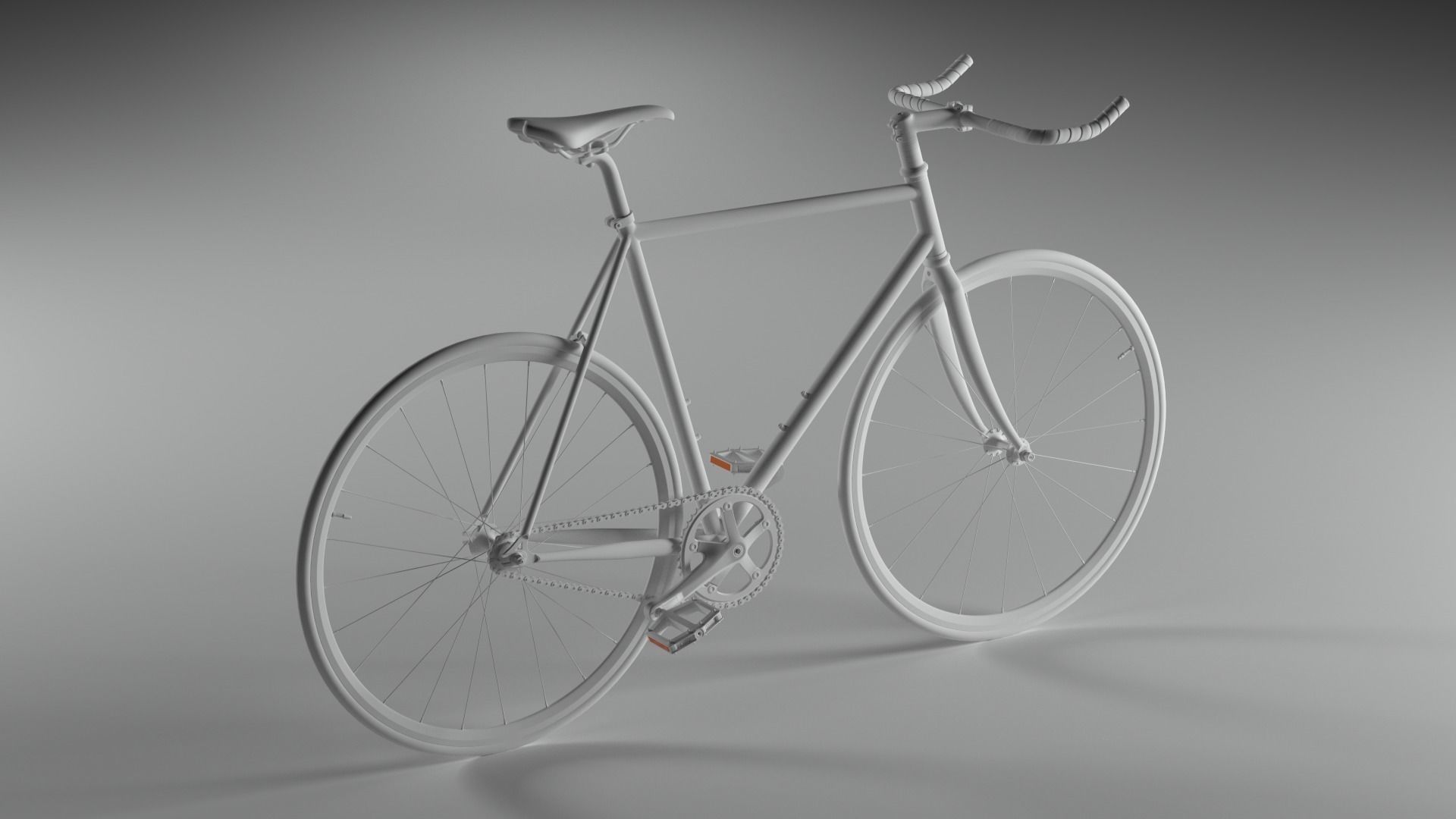 Wabi Lightning SE Fixed Gear Bicycle Free 3D model_2