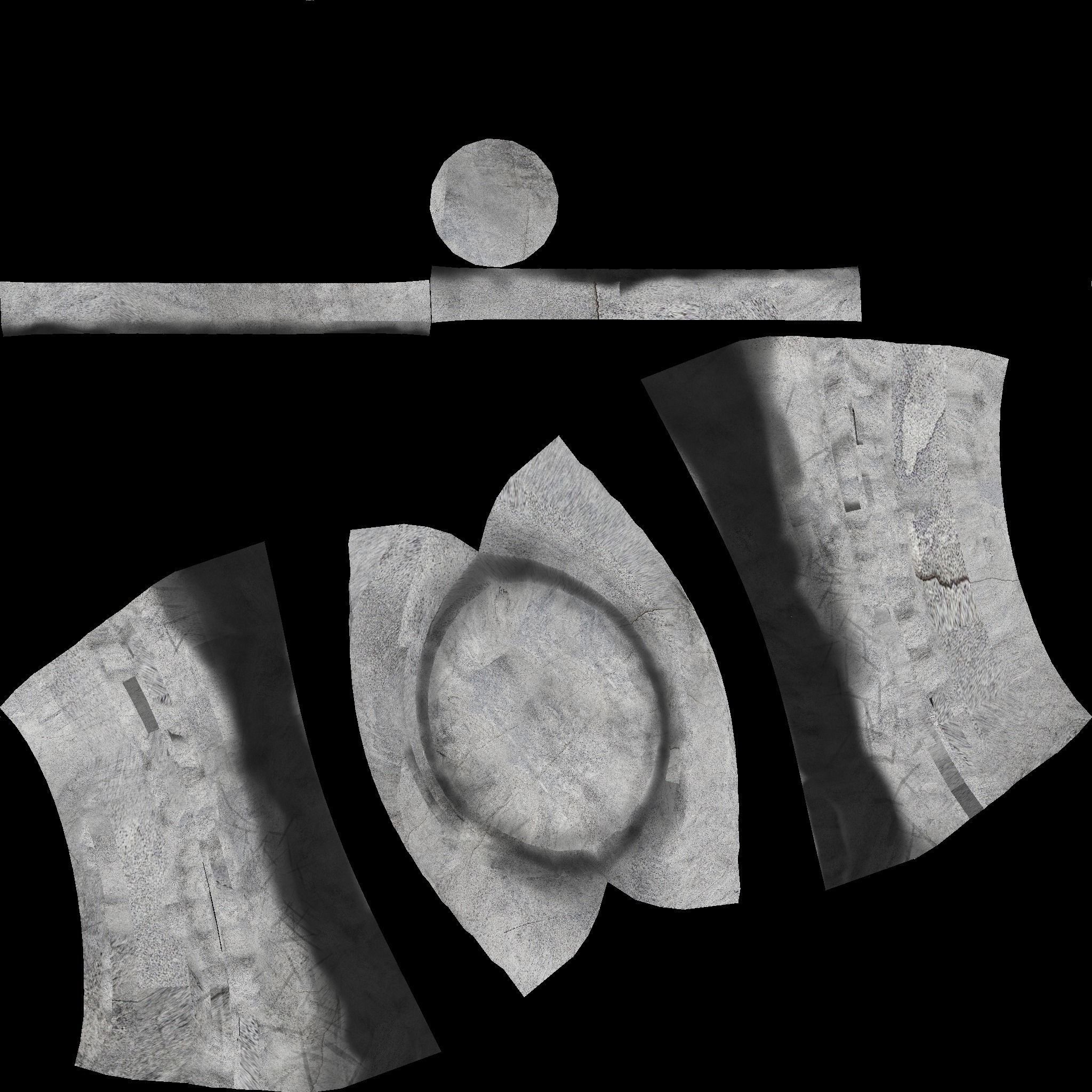 Propeller 4 steampunk wall sconce 3D model_14