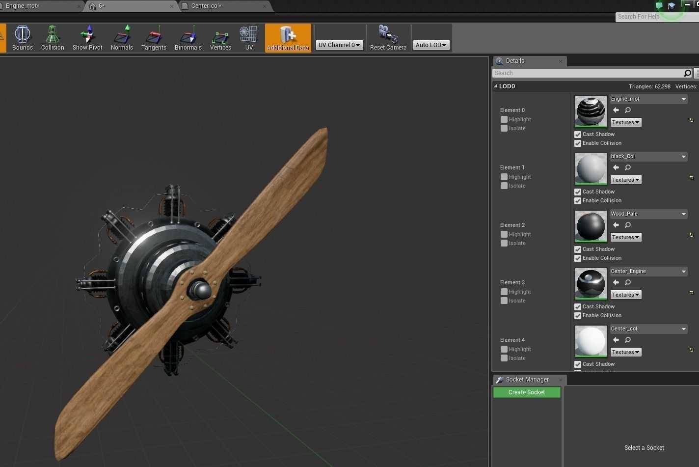 Propeller 4 steampunk wall sconce 3D model_12