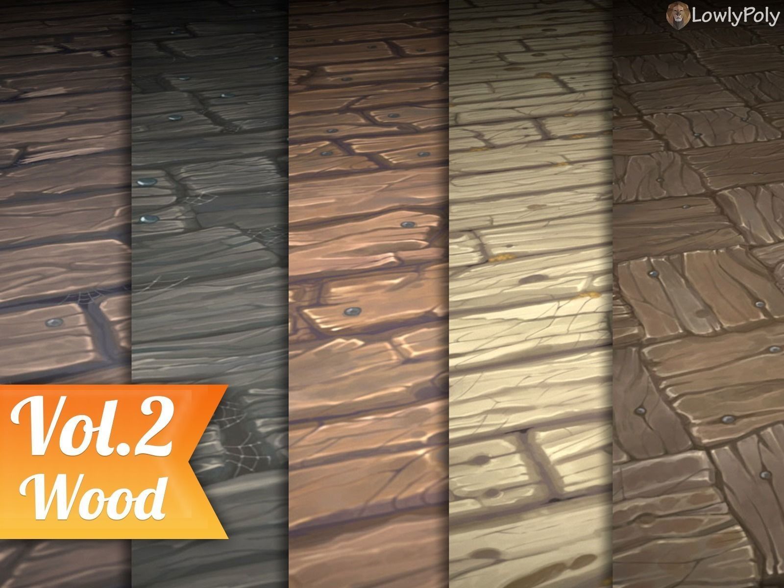 Stylized Wood Vol 02 - Hand Painted Texture Texture_7