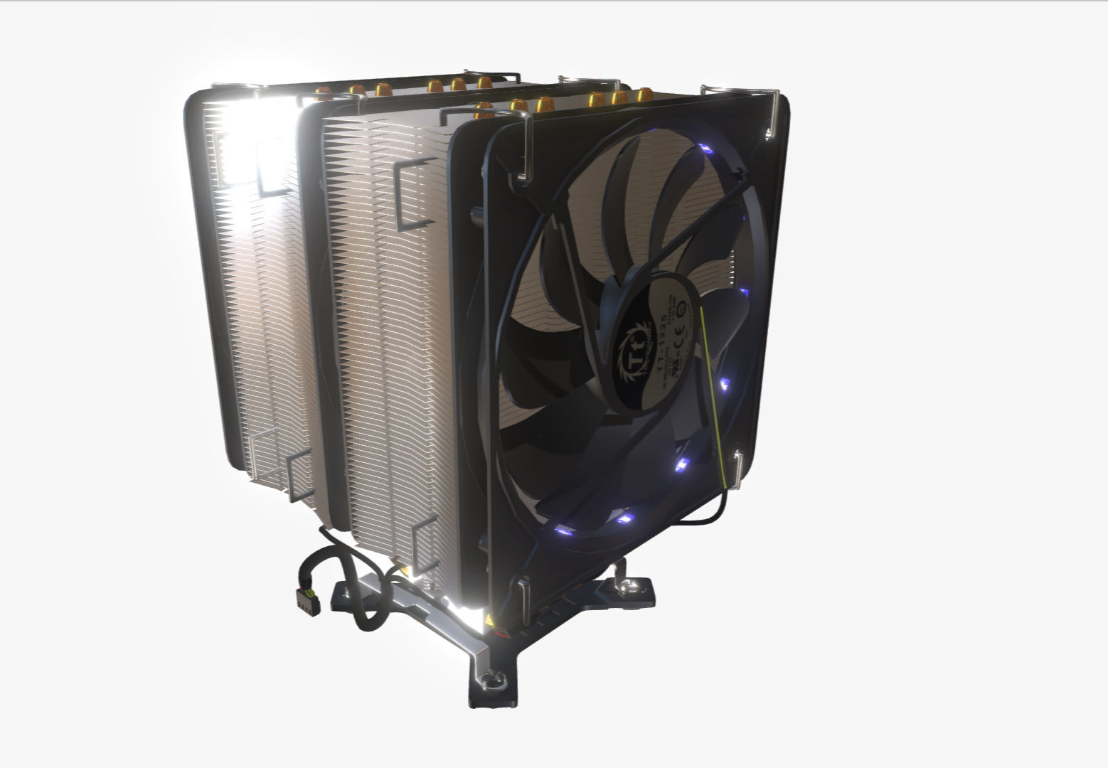 DEEPCOOL Neptwin V2 Free low-poly 3D model_1